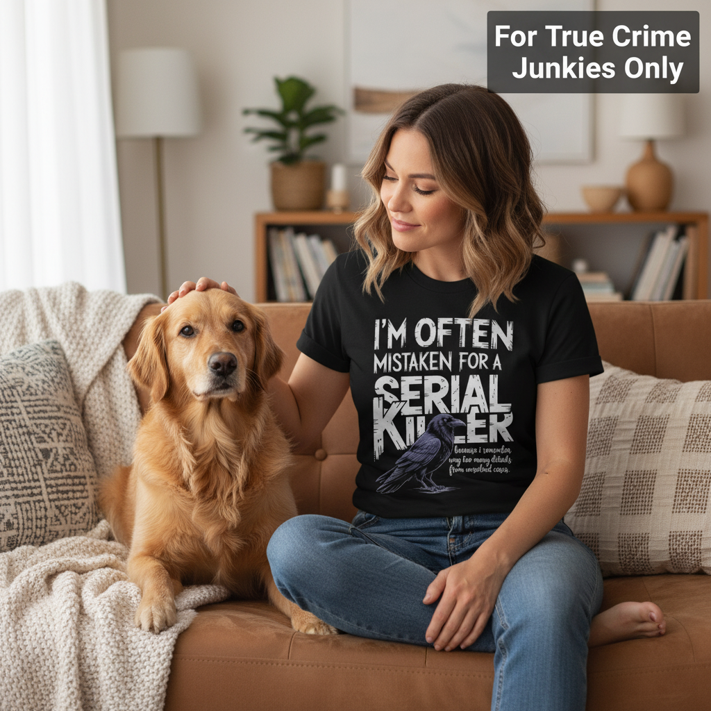 Serial Killer Vibes T-Shirt_pet_companion