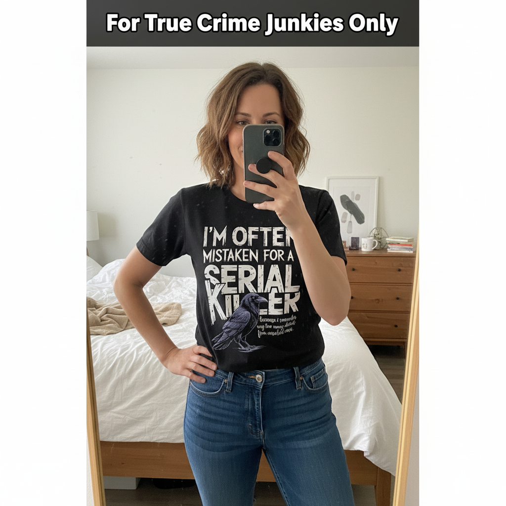 Serial Killer Vibes T-Shirt_mirror_selfie
