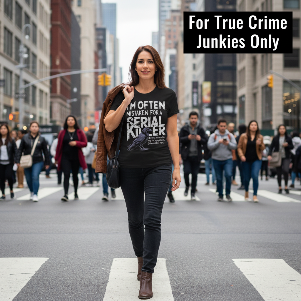 Serial Killer Vibes T-Shirt_crowd_standout