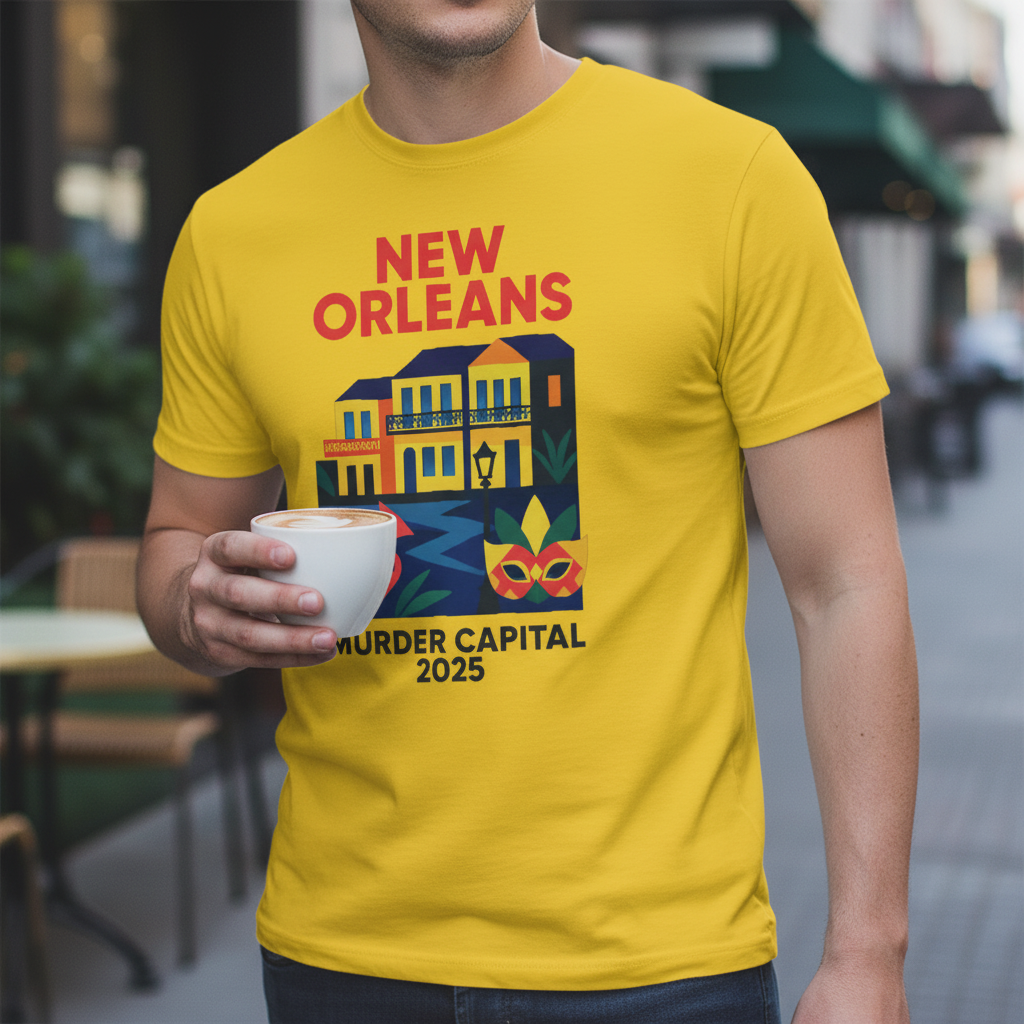 New Orleans Murder Capital 2025 T-Shirt_lifestyle