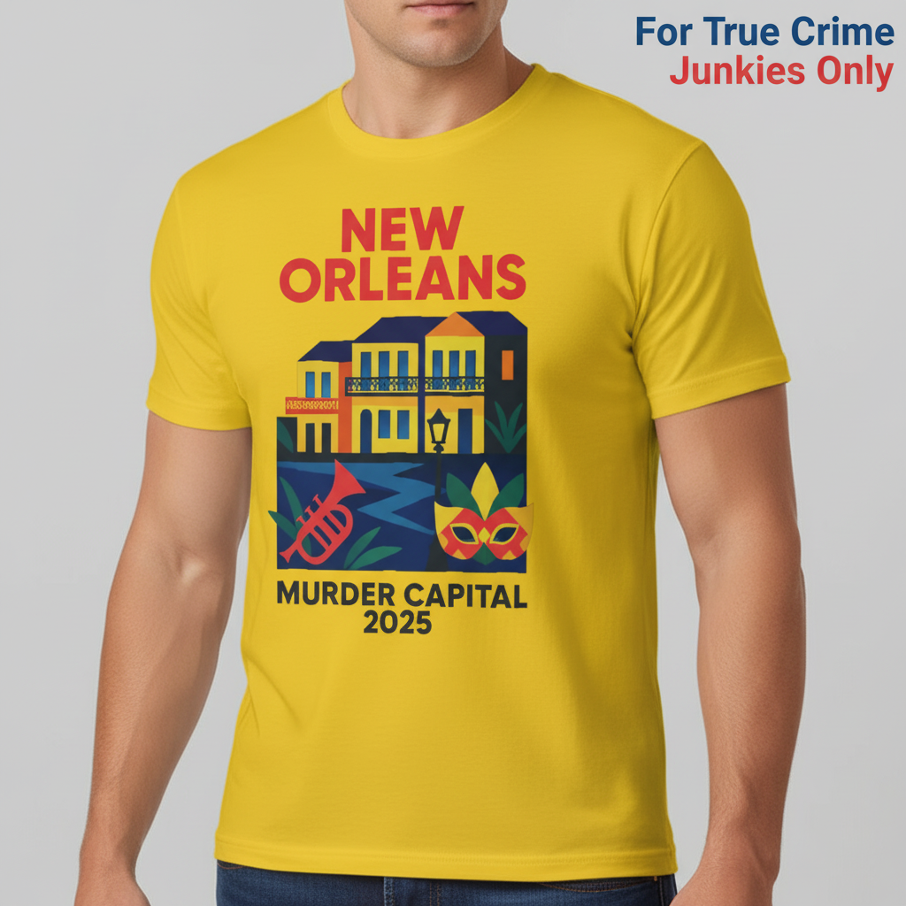 New Orleans Murder Capital 2025 T-Shirt_hero