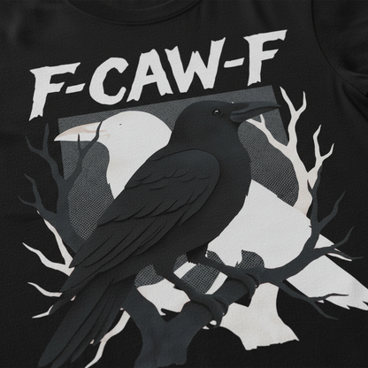 F-CAW-F Raven Attitude T-Shirt_closeup