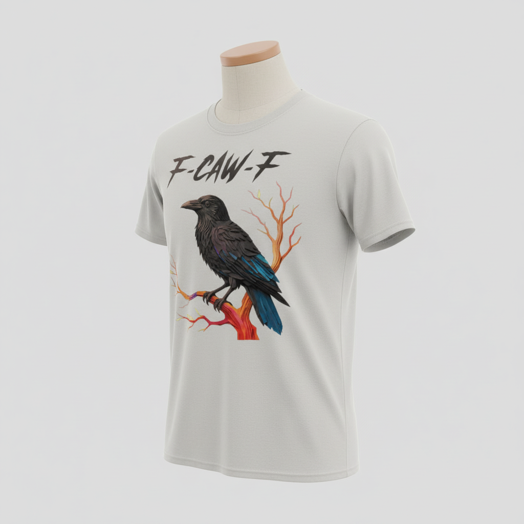 F-CAW-F Raven T-Shirt_space