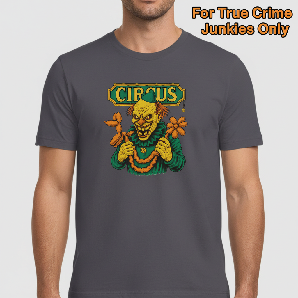 Creepy Circus Clown T-Shirt_hero