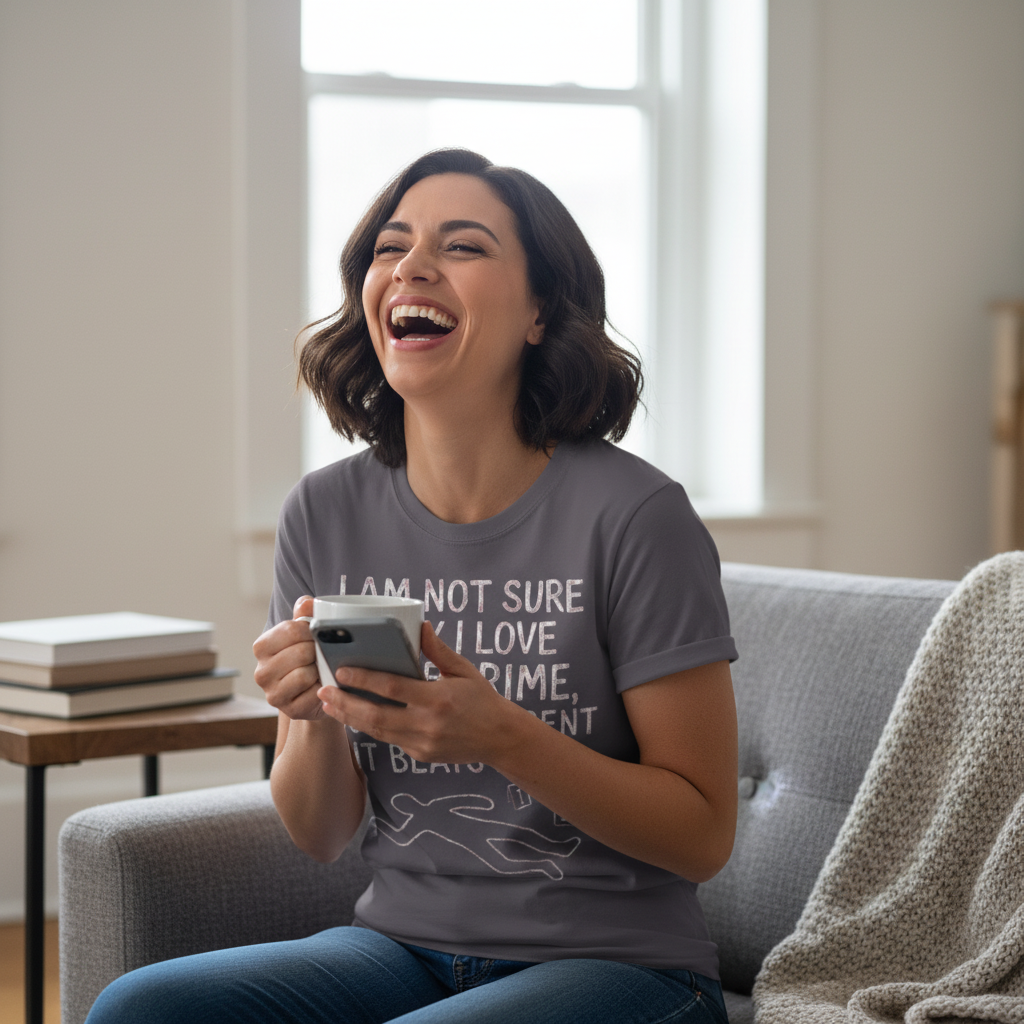 True Crime Addiction T-Shirt_use