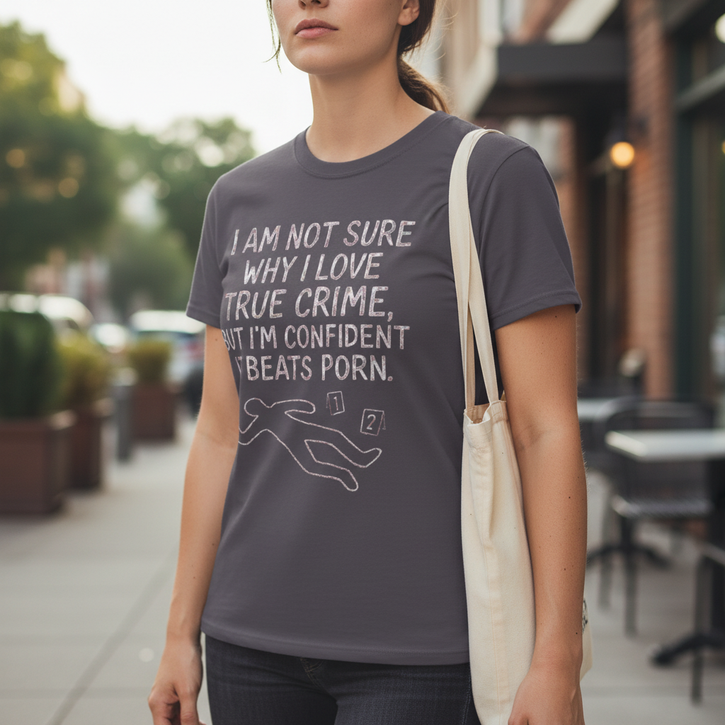 True Crime Addiction T-Shirt_lifestyle