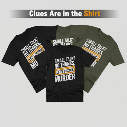 Let's Discuss Murder T-Shirt_color_fan
