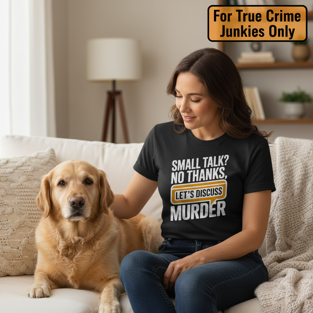 Let's Discuss Murder T-Shirt_pet_companion