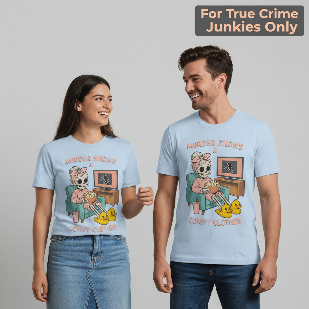 Murder Shows & Comfy Clothes T-Shirt_duo_couple