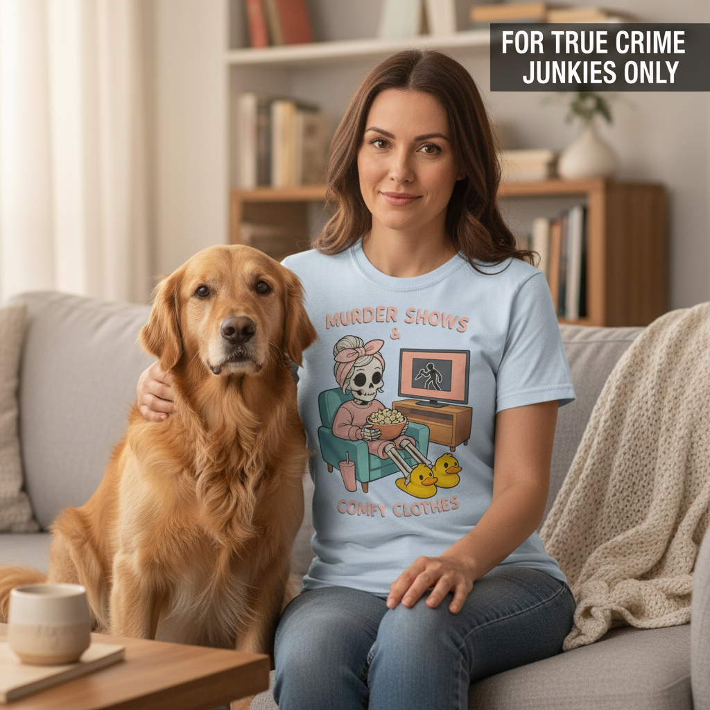 Murder Shows & Comfy Clothes T-Shirt_pet_companion
