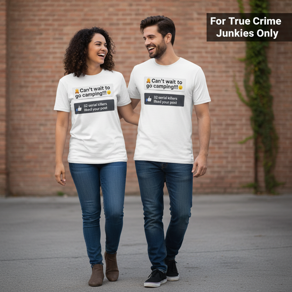 Serial Killer Camping Likes T-Shirt_duo_couple