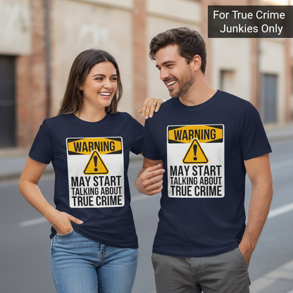 True Crime Warning T-Shirt_duo_couple