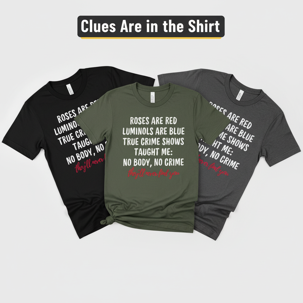 They Will Never Find You T-Shirt_color_fan