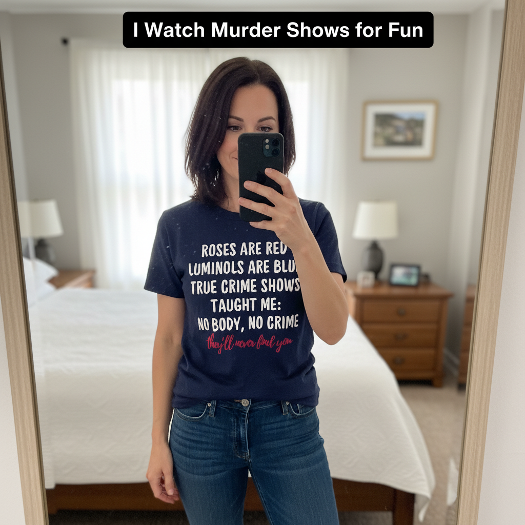 They Will Never Find You T-Shirt_mirror_selfie