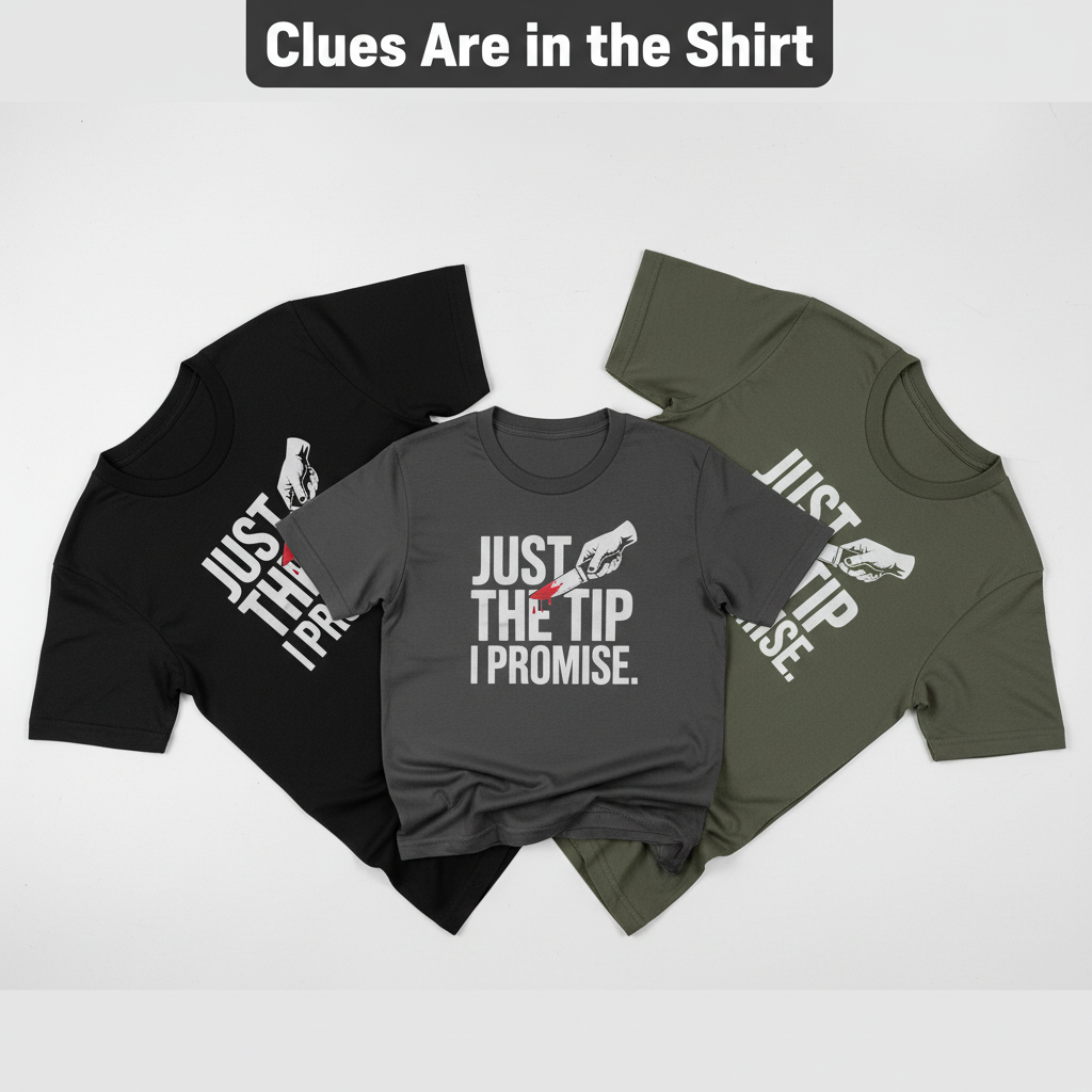 Just the Tip I Promise T-Shirt_color_fan