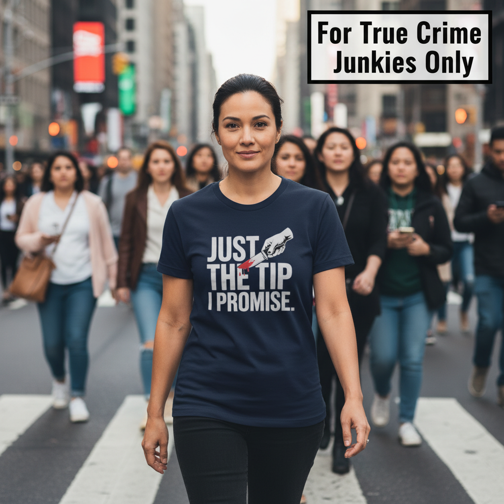 Just the Tip I Promise T-Shirt_crowd_standout