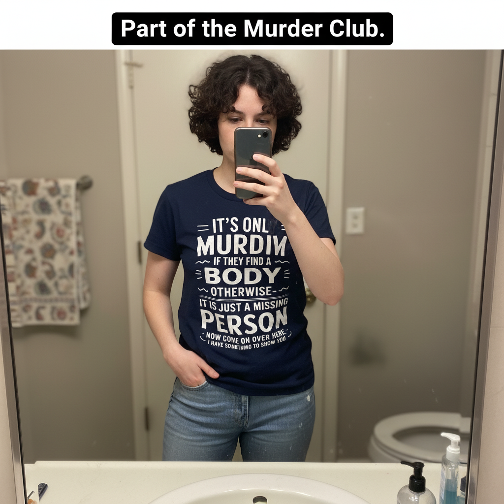 No Body No Crime T-Shirt_mirror_selfie