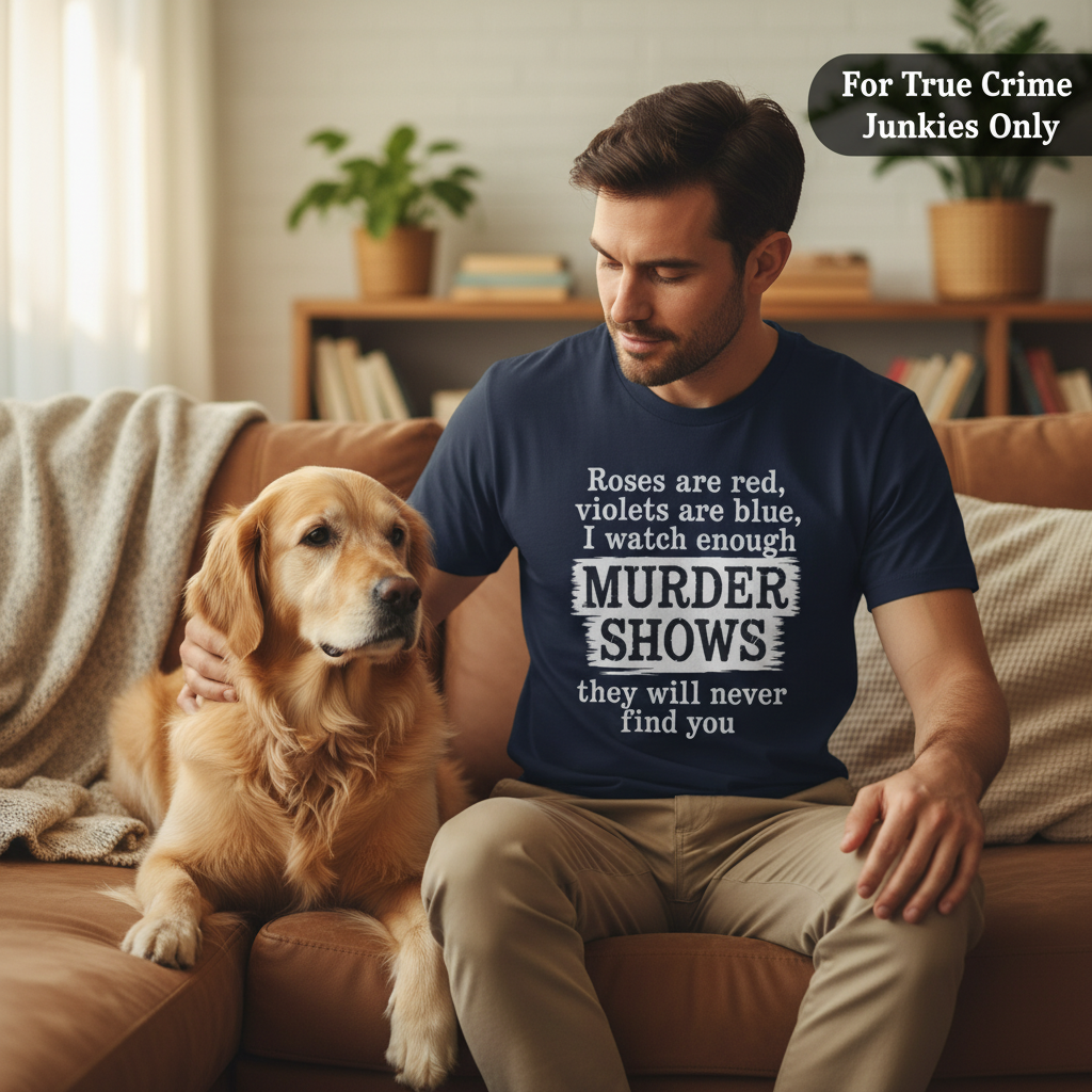 Murder Shows Poetry T-Shirt_pet_companion