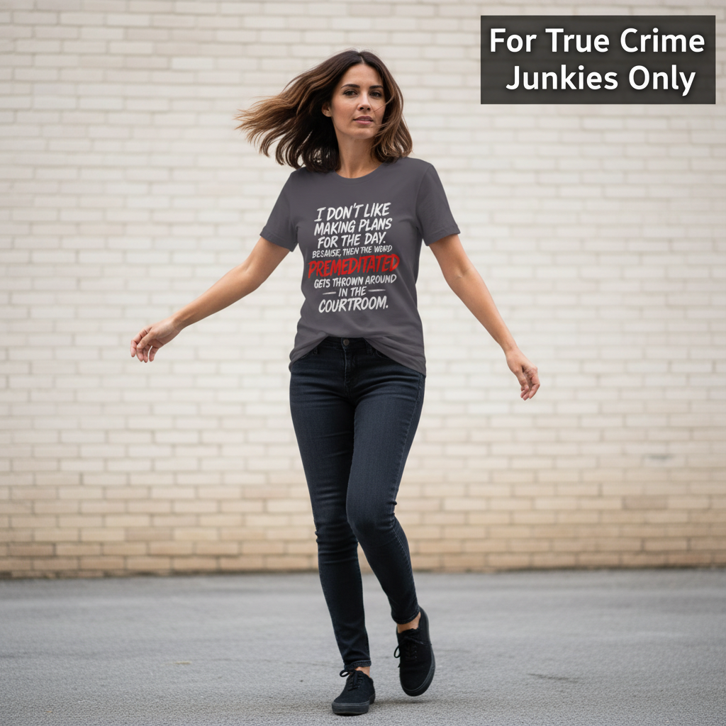 Premeditated Courtroom Humor T-Shirt_dynamic