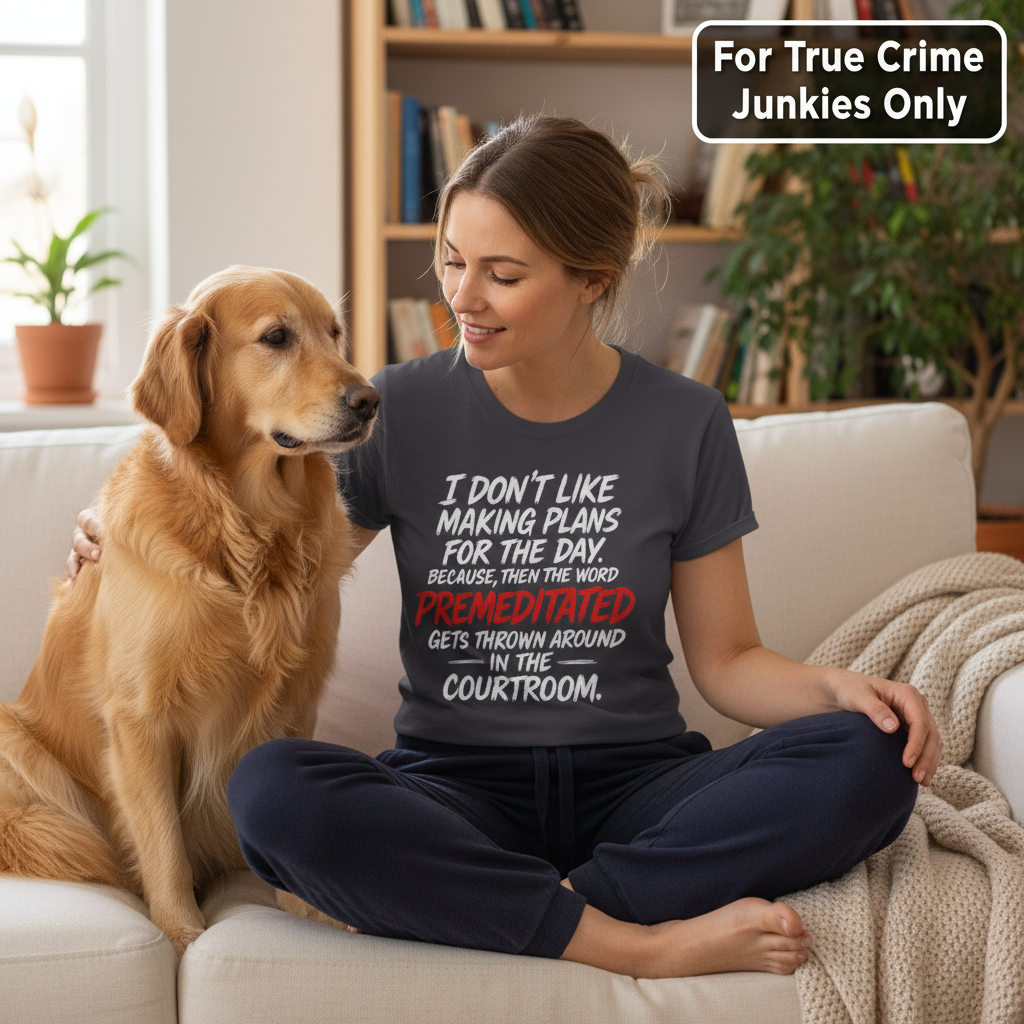Premeditated Courtroom Humor T-Shirt_pet_companion