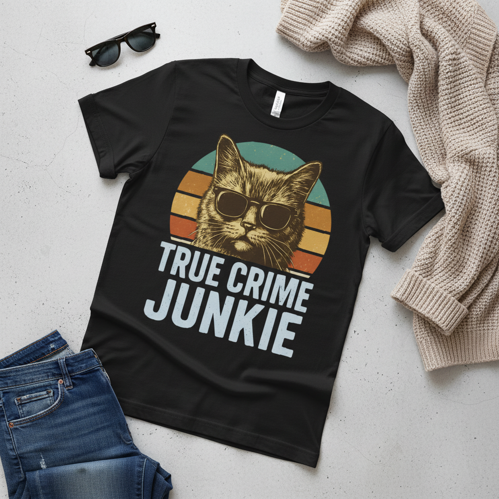 True Crime Junkie T-Shirt_pairing