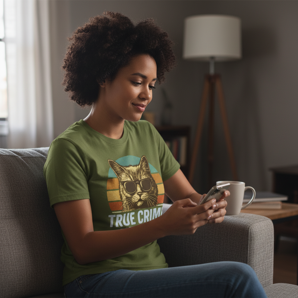 True Crime Junkie T-Shirt_use