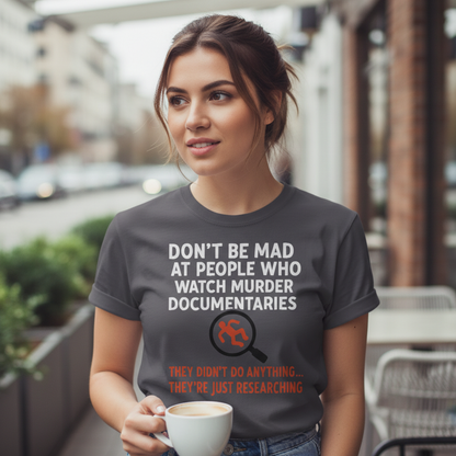 Just Researching Murder T-Shirt_lifestyle