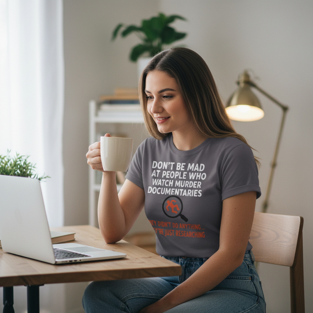 Just Researching Murder T-Shirt_use