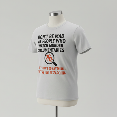 Just Researching Murder T-Shirt_space