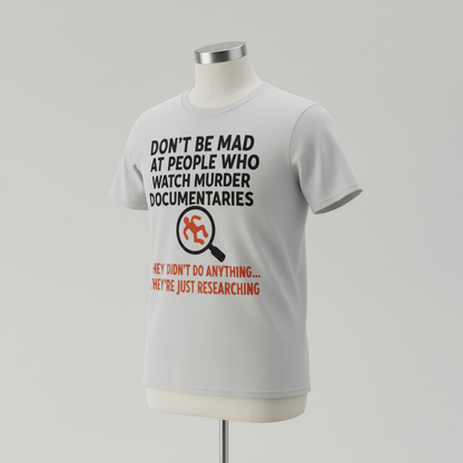 Just Researching Murder T-Shirt_space