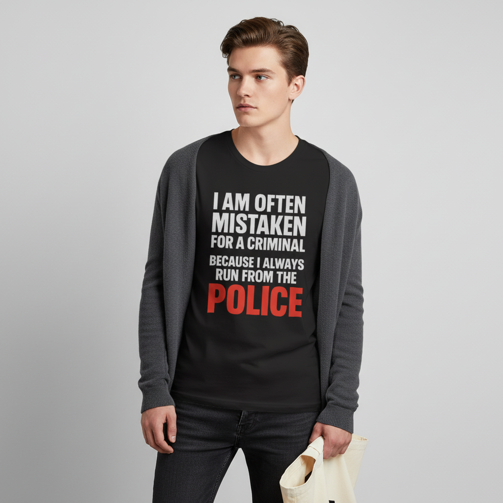 Run from the Police T-Shirt_pairing