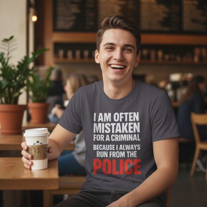 Run from the Police T-Shirt_use