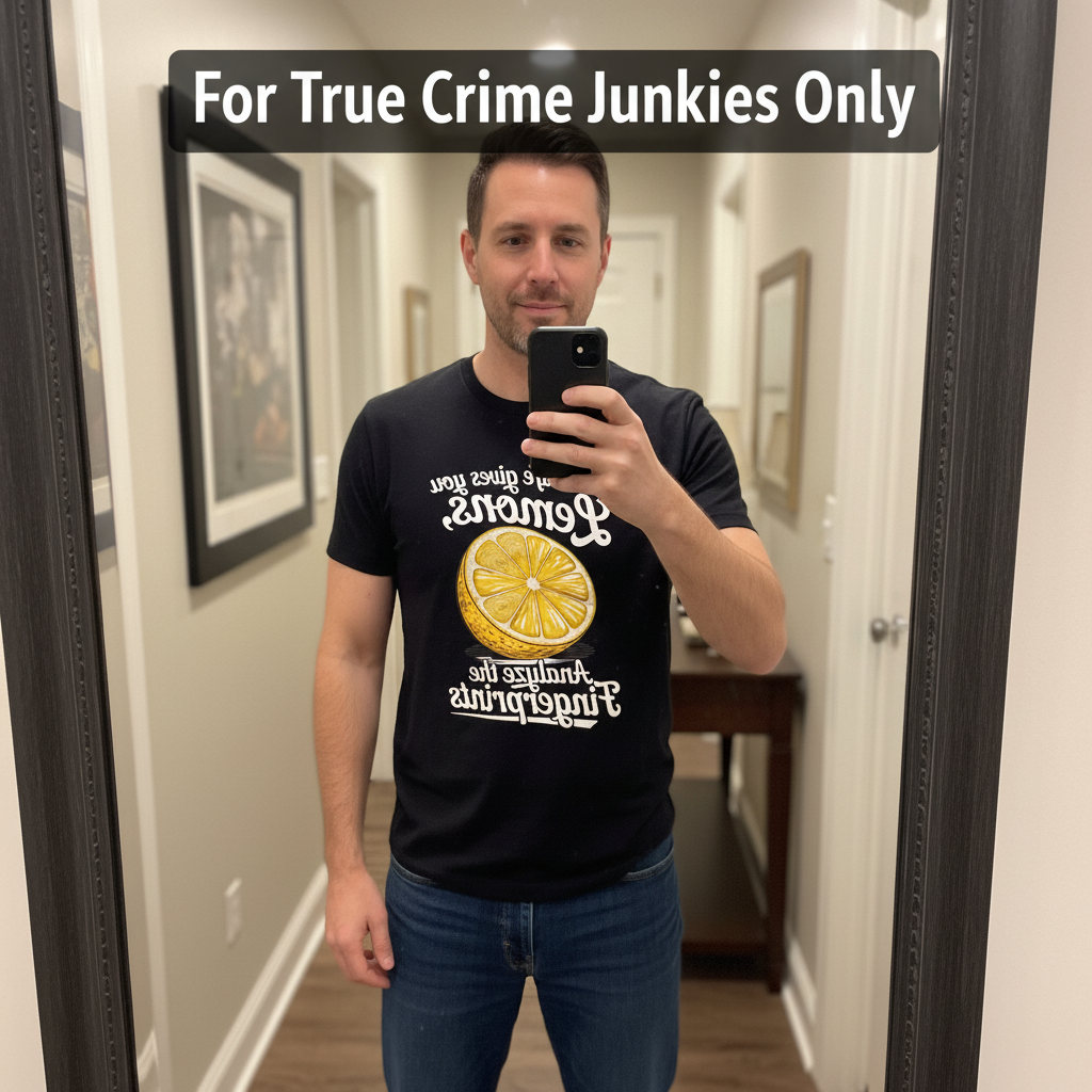 Analyze the Fingerprints T-Shirt_mirror_selfie