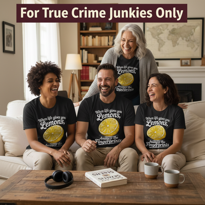 Analyze the Fingerprints T-Shirt_squad_shot