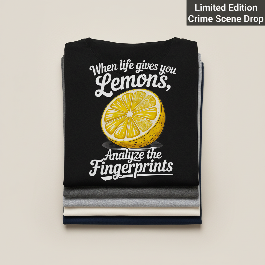 Analyze the Fingerprints T-Shirt_stacked_flatlay