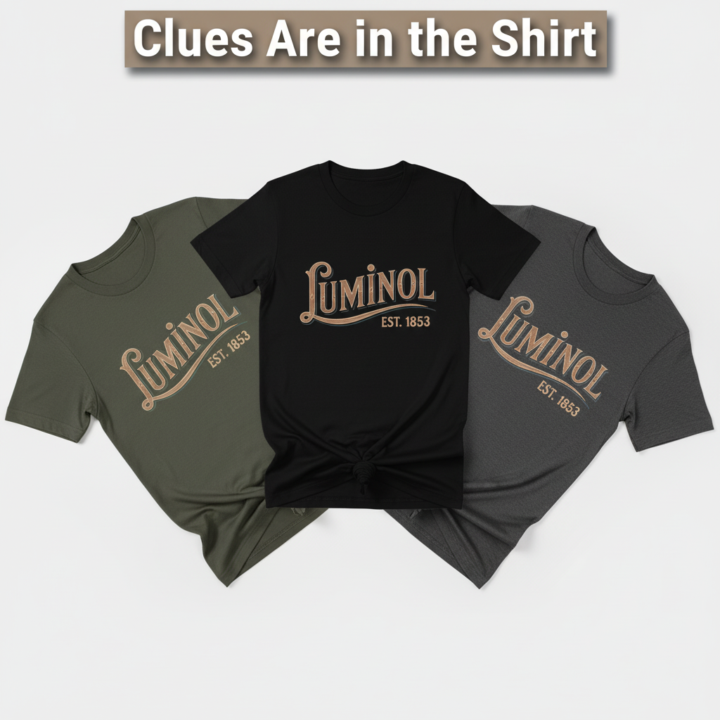 Luminol Vintage Label T-Shirt_color_fan