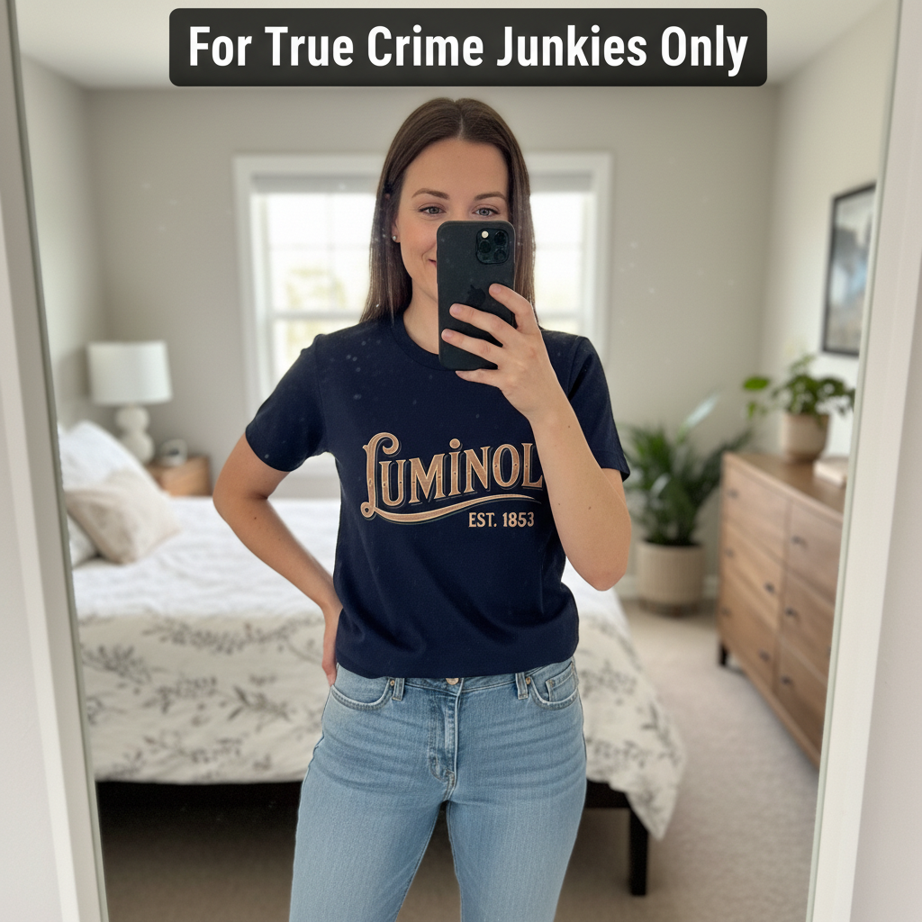 Luminol Vintage Label T-Shirt_mirror_selfie