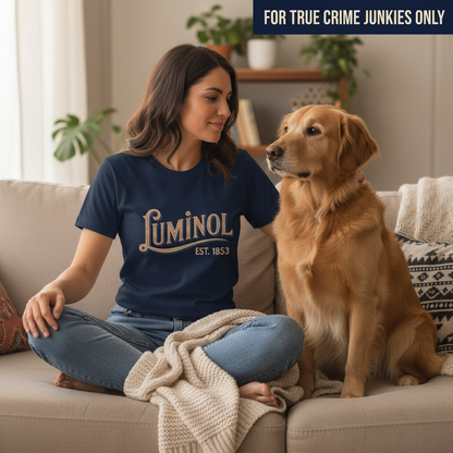 Luminol Vintage Label T-Shirt_pet_companion