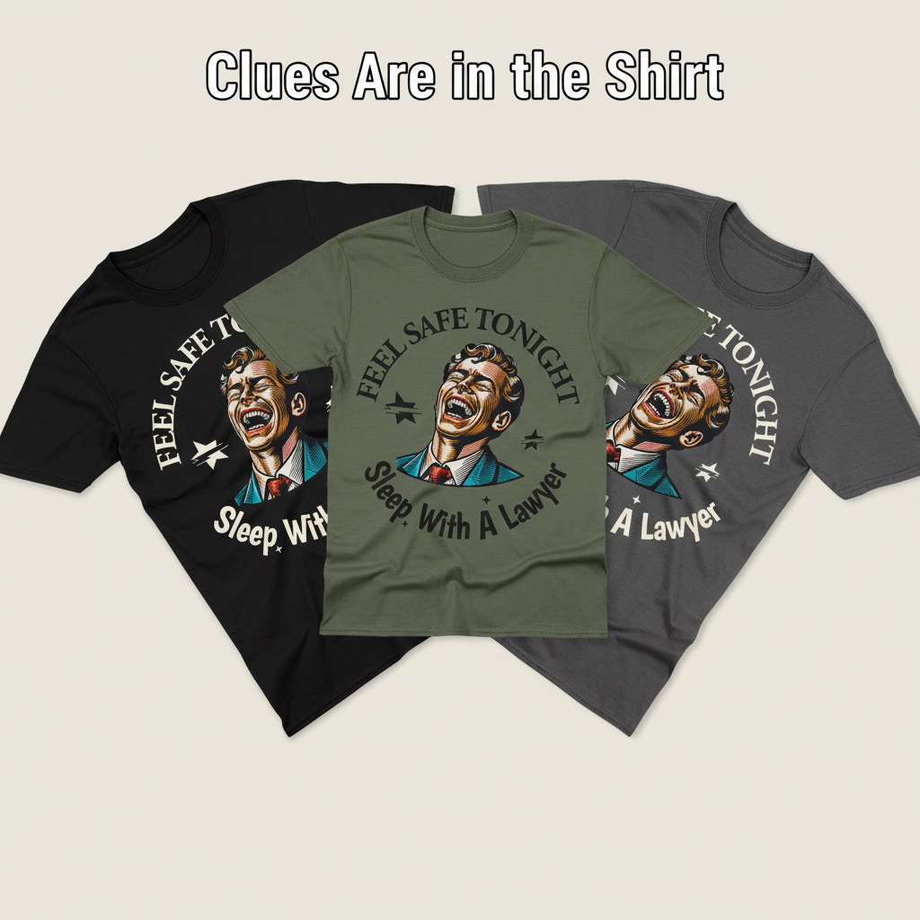 Sleep With a Lawyer T-shirt_color_fan