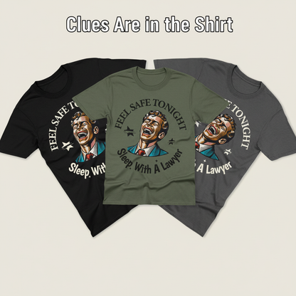 Sleep With a Lawyer T-shirt_color_fan
