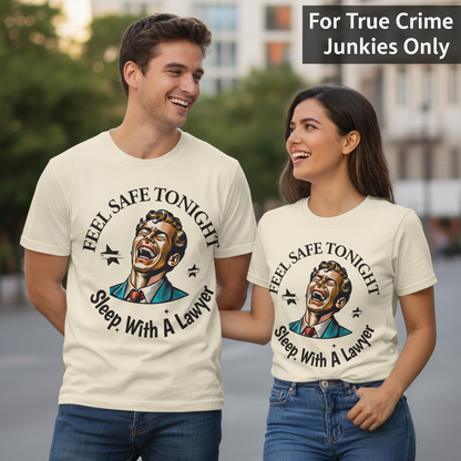 Sleep With a Lawyer T-shirt_duo_couple