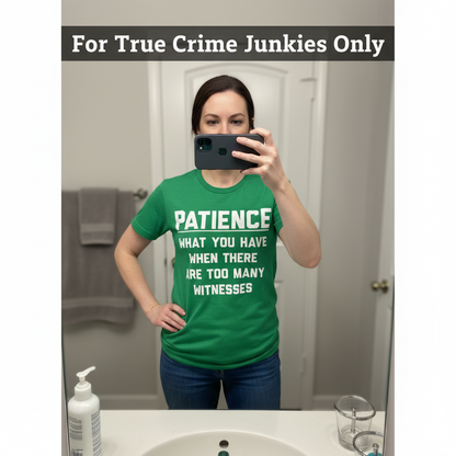Too Many Witnesses T-Shirt_mirror_selfie