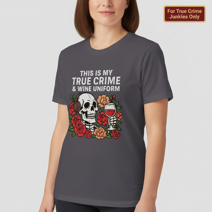 True Crime & Wine Uniform T-Shirt_hero