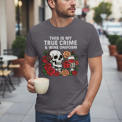 True Crime & Wine Uniform T-Shirt_lifestyle