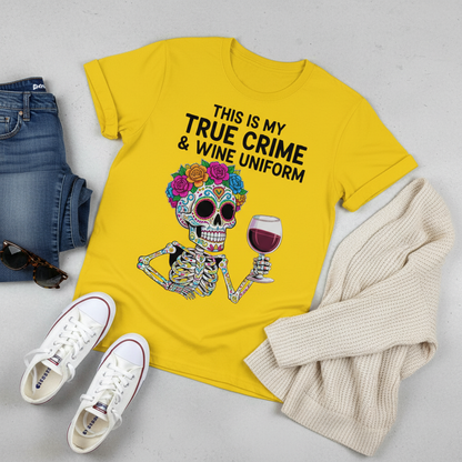 True Crime & Wine Uniform T-Shirt_pairing