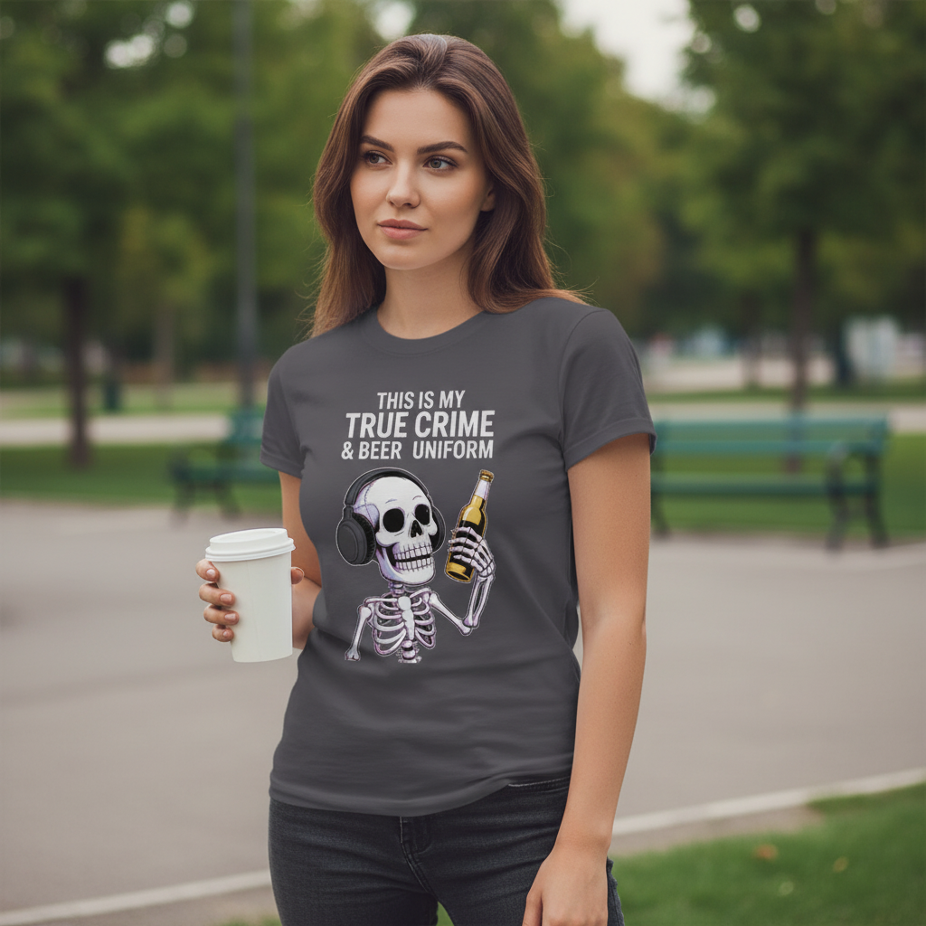 True Crime & Beer Uniform T-Shirt_lifestyle