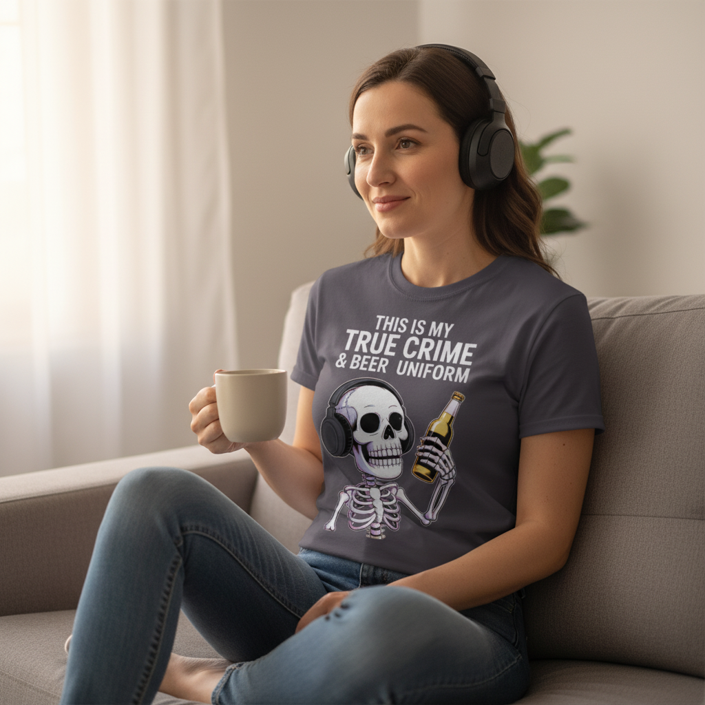 True Crime & Beer Uniform T-Shirt_use