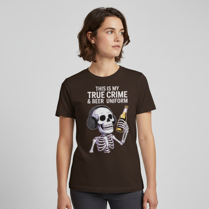 True Crime & Beer Uniform T-Shirt_benefit