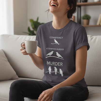 Crow Crime Scene T-Shirt_use