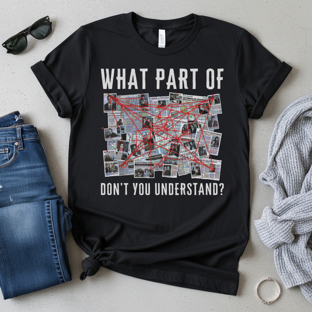 Conspiracy Board Madness T-Shirt_pairing